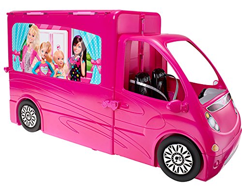 Mattel Barbie Glam Camper mit viel Zubehör - Küche - Grill - 3 Betten